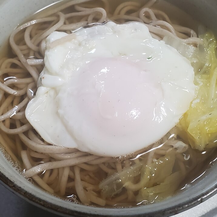 卵落とし蕎麦